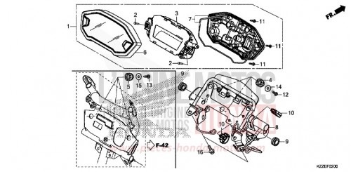 COMPTEUR CRF250RLAJ de 2018